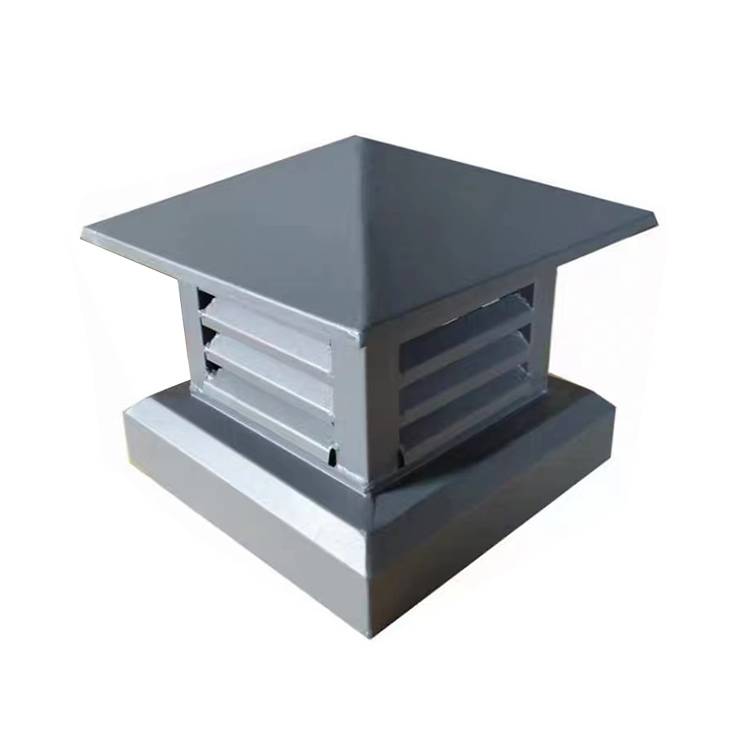 定制铝合金百叶防风防雨帽别墅屋顶烟囱帽方形防雨帽