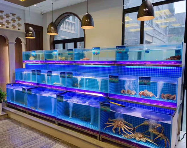 深圳罗湖生鲜鱼缸过滤系统罗湖大排档海鲜池