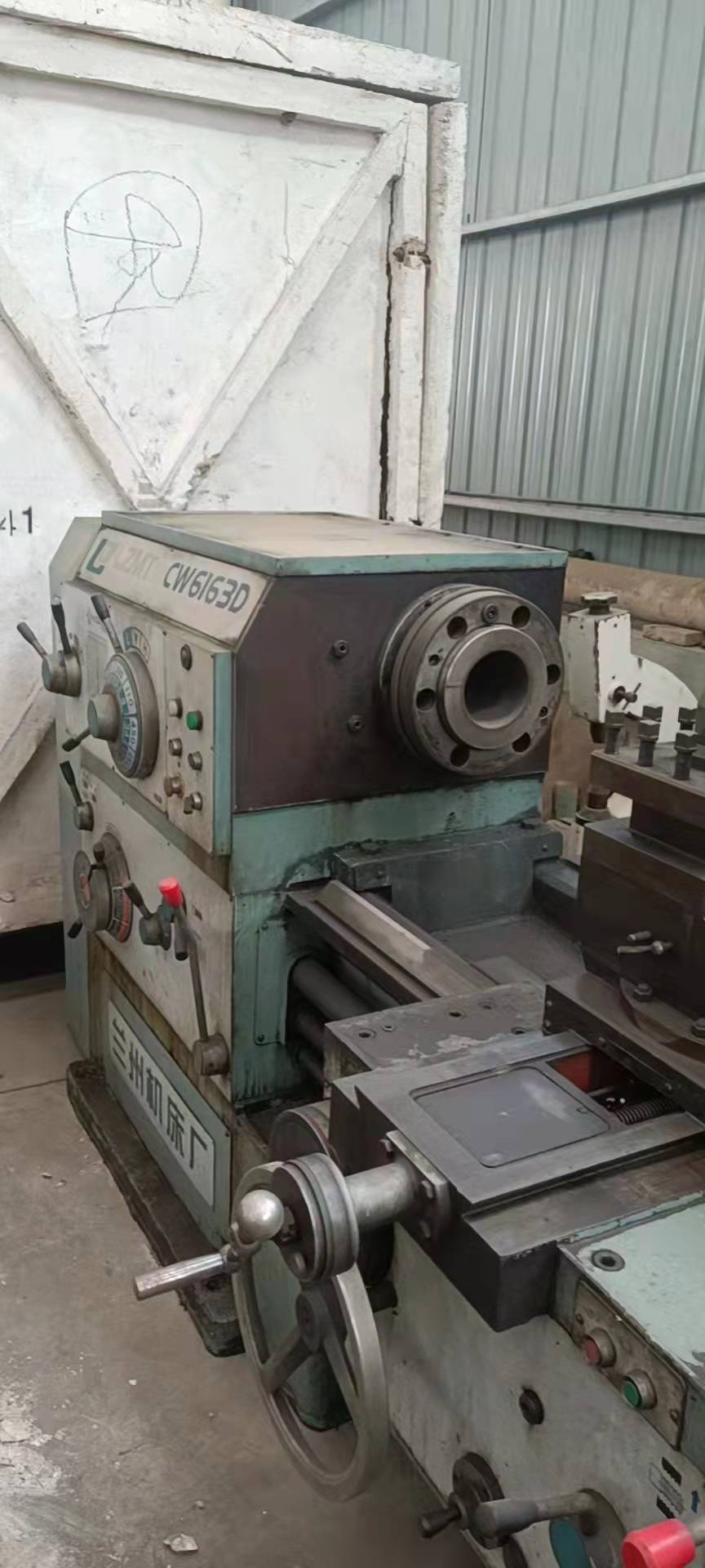 转让二手兰州cw6163dx15米卧式车床二手卧车二手车床