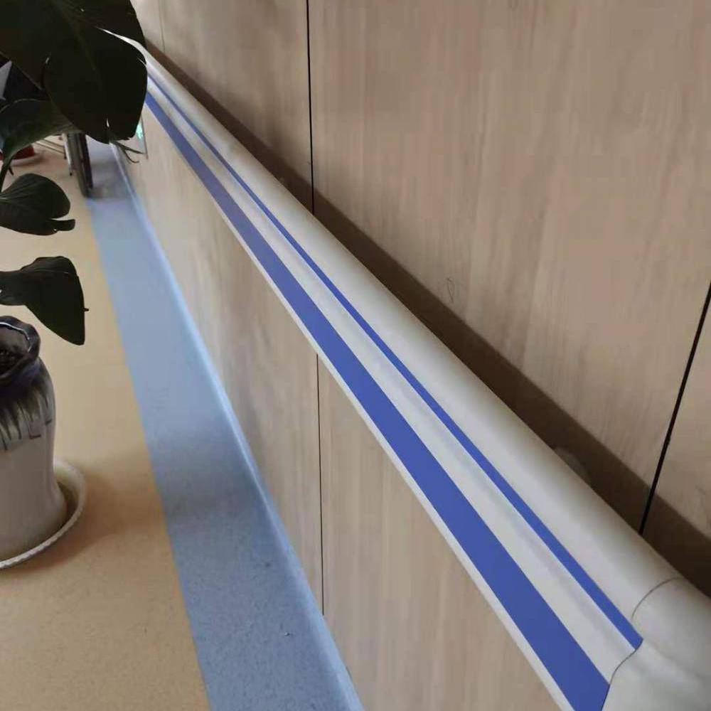 甘肃天水市养老院走廊楼梯安全扶手联升159pvc防撞扶手