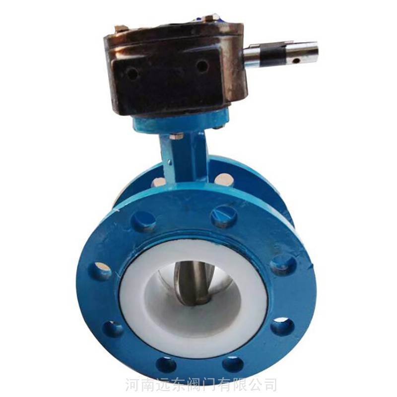 d41f16qb3不锈钢阀板手动四氟法兰蝶阀