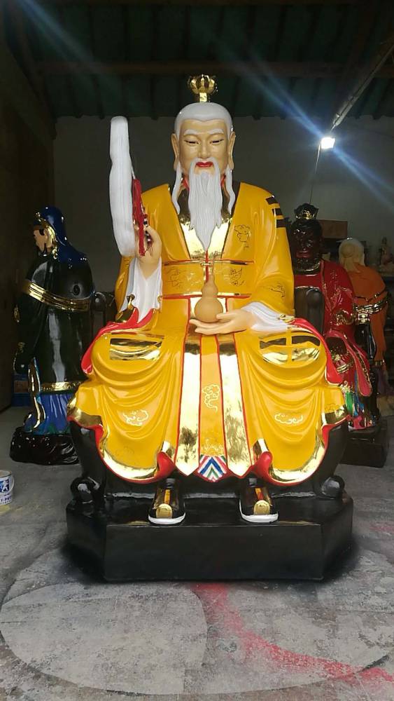 供应大型道教神仙像道教三清祖师神像太上老君坐像站像