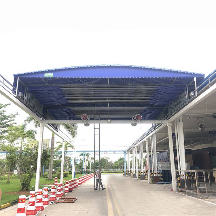 电动轨道顶棚江苏浦口移动式推拉雨蓬防水设计