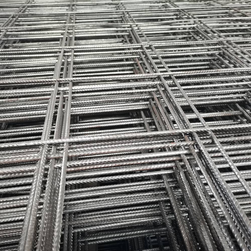 桥梁路面直角焊接钢筋网片防止开裂电焊网螺纹钢筋网