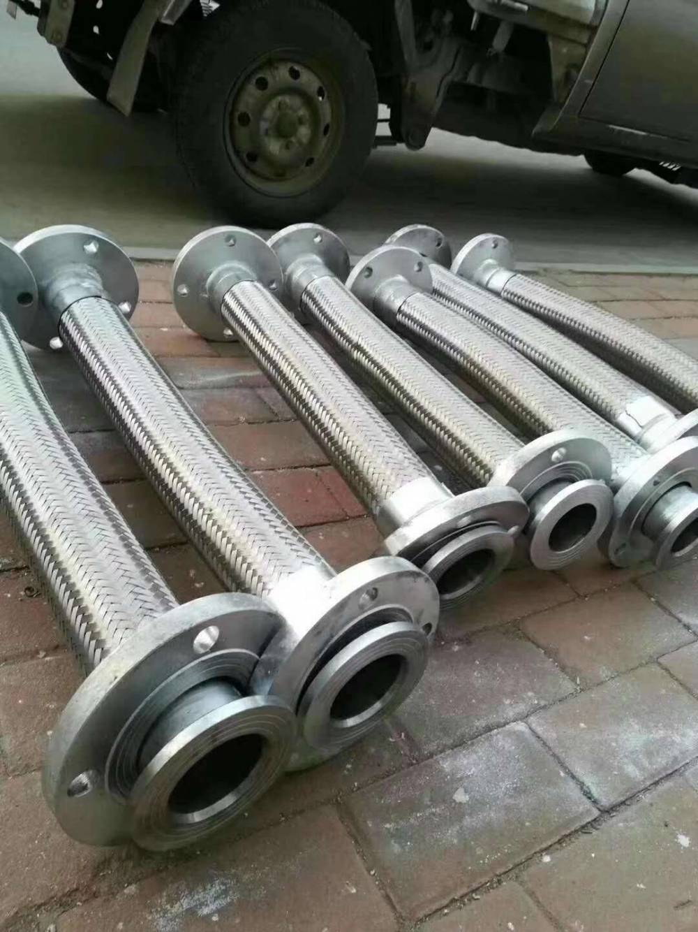 蒸汽管道耐温400度不锈钢金属软管dn350长度10米定制