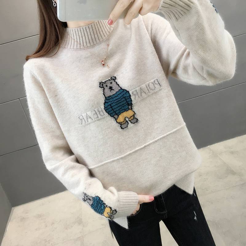 纯色细线女生毛衣纯棉T恤几块钱的衣服小西装外搭开衫呢子女