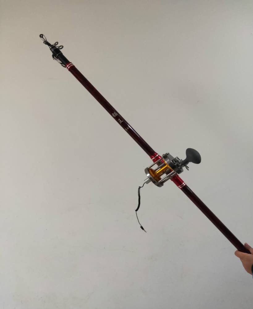 高清可视锚鱼杆195度高清摄像头43寸显示全金属轮