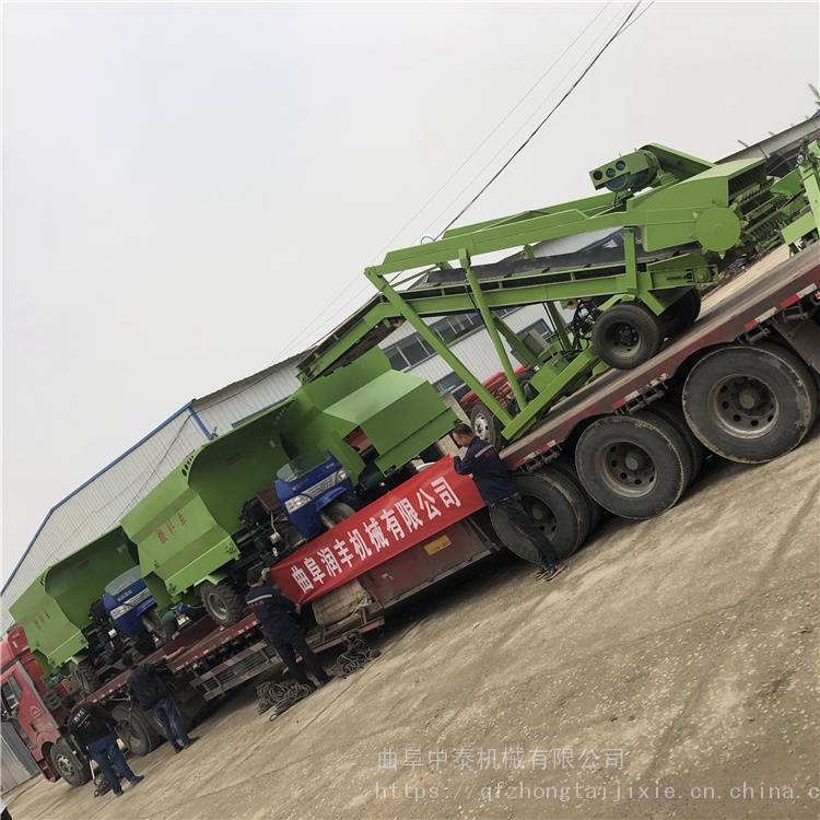 加工养牛场撒料车 全自动三轮投喂车