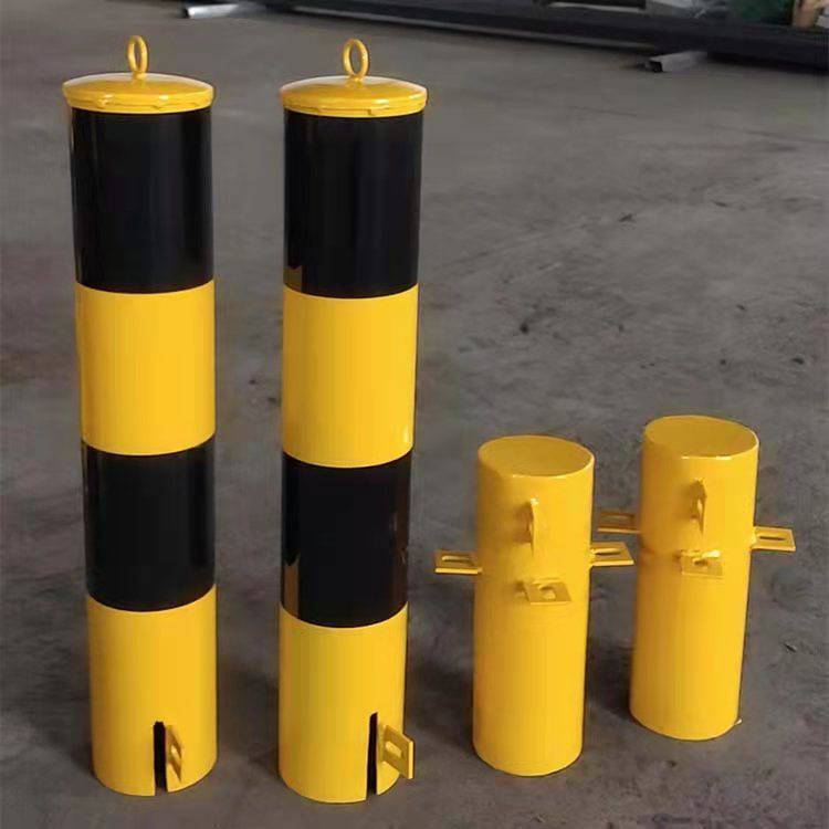 定制不锈钢车挡路障镀锌管警示柱警示柱安全防撞柱路桩隔离柱