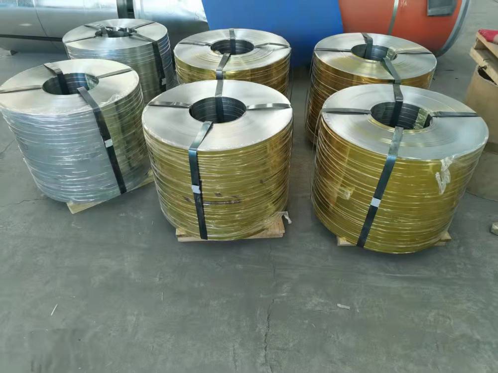 出口包装精剪分条镀铝锌钢卷规格02588mm