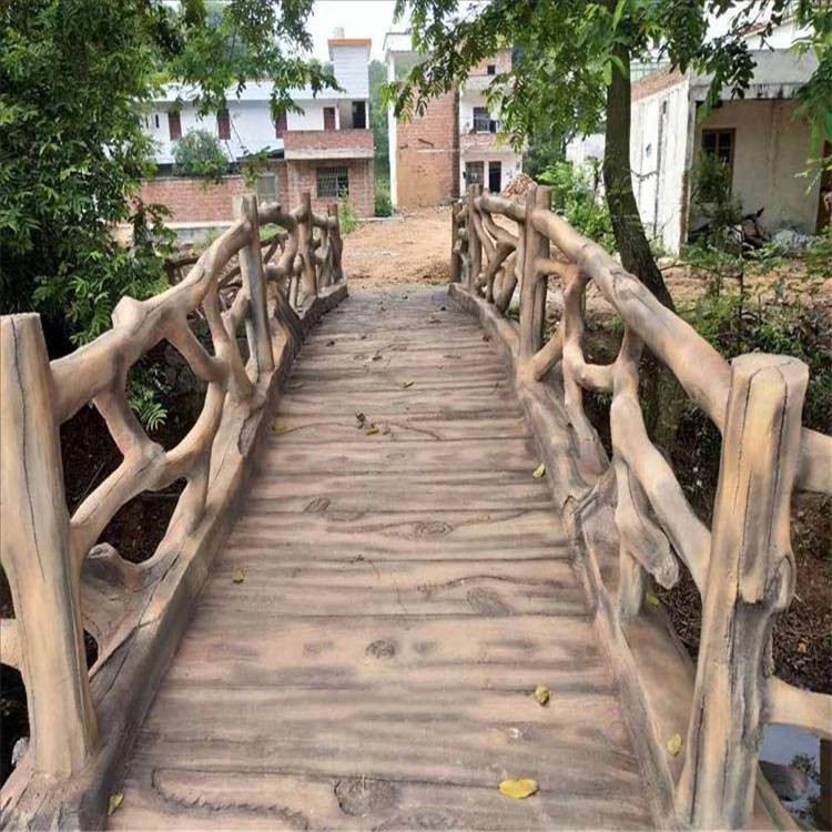 仿木护栏景区河道混泥土仿木栏杆仿木栏杆混泥土仿木栏杆全国施工
