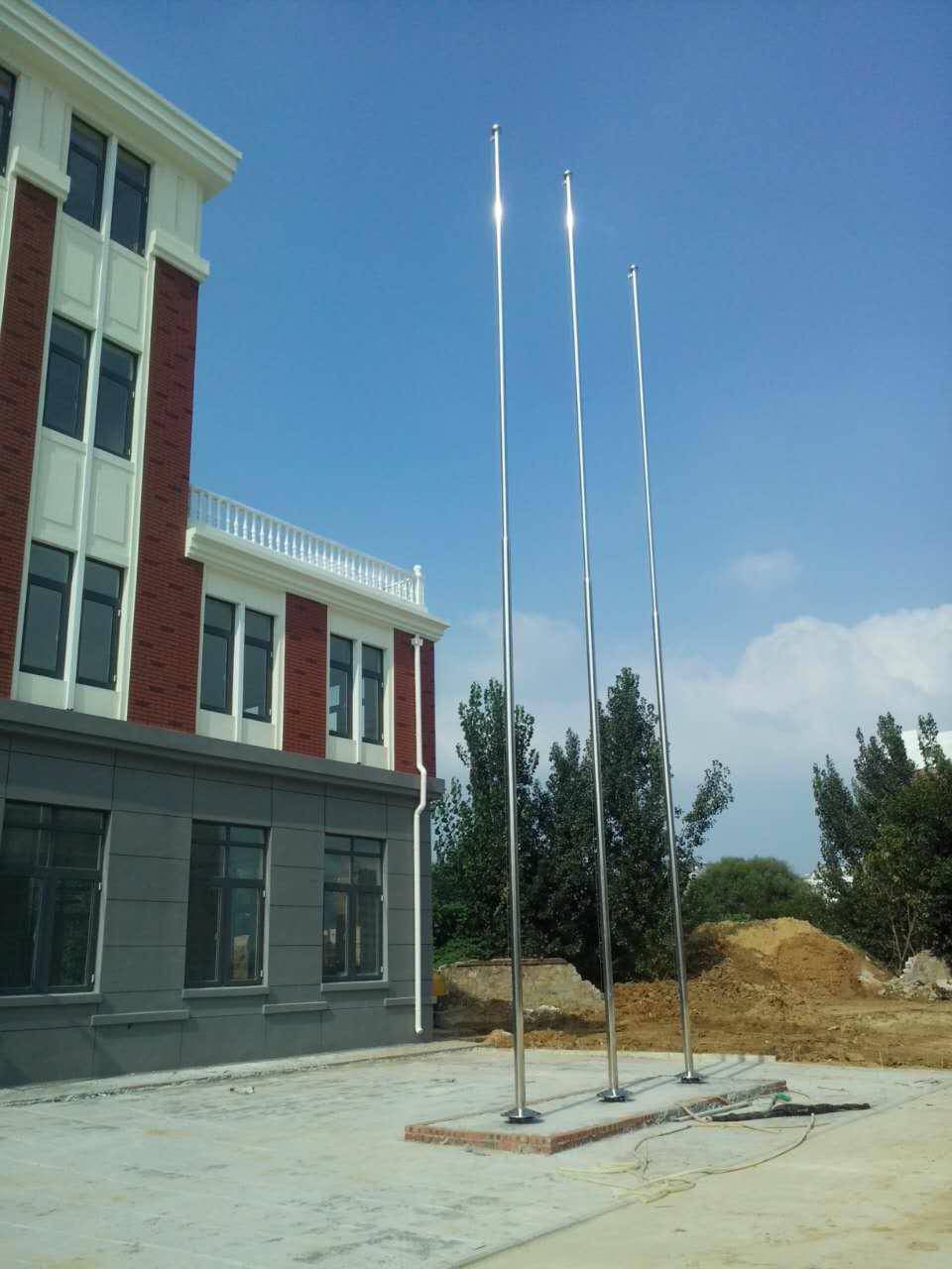 泰安亿佳学校两面注水旗杆产品概述介绍