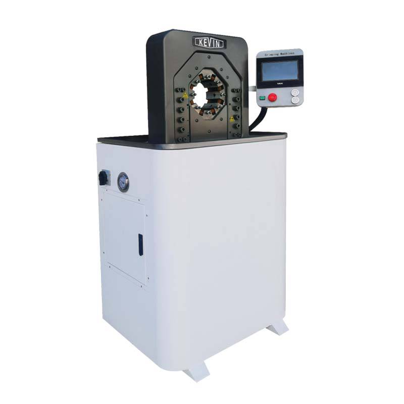 液压油管压管机智能薄型数控cnc超薄款凯文拓液压扣压机kwt145