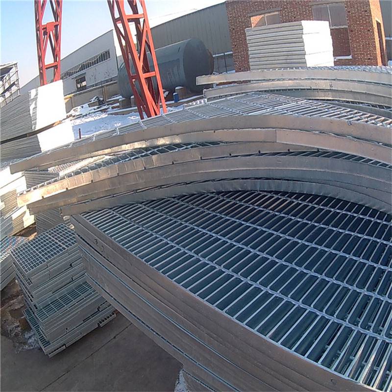 楼梯踏步板排水沟盖板角铁包边格栅板