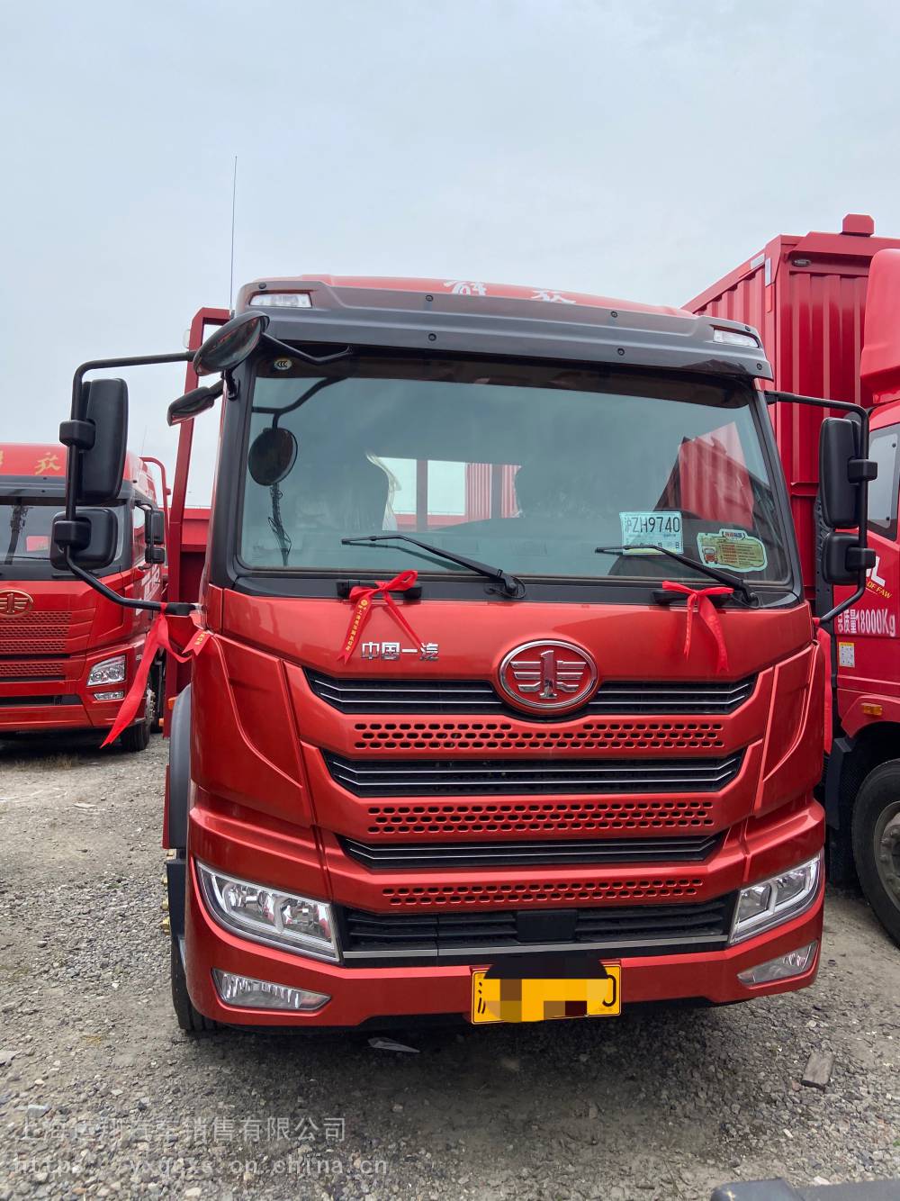 68米平板车解放龙v半高顶大柴180马力法士特8档变速箱国五现车已上海