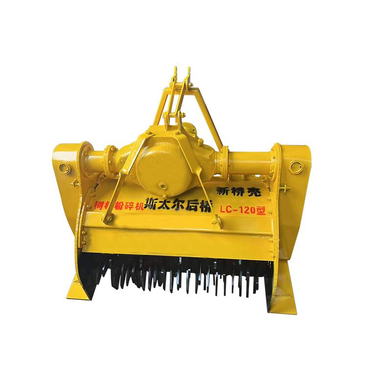 树林清地树根粉碎机 干湿树墩破碎还田机 雷创 树枝打碎机