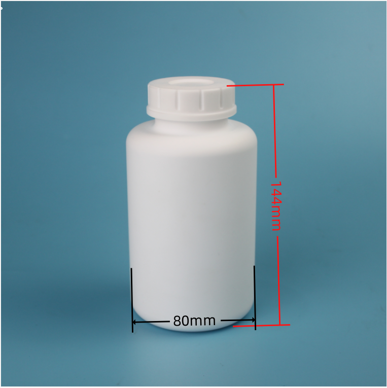 四氟试剂瓶带内塞PTFE取样瓶耐酸碱耐高温可定制500ml