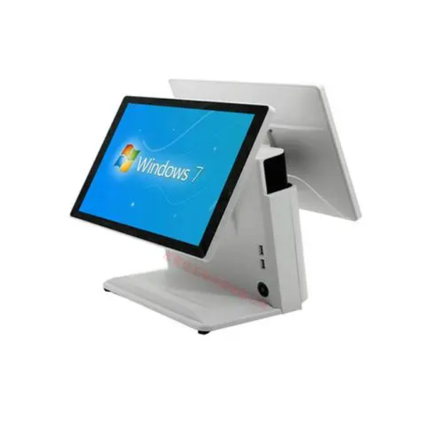 双屏15寸收银机156寸双屏电容触屏一体机点菜机一体机奶茶咖啡店餐饮