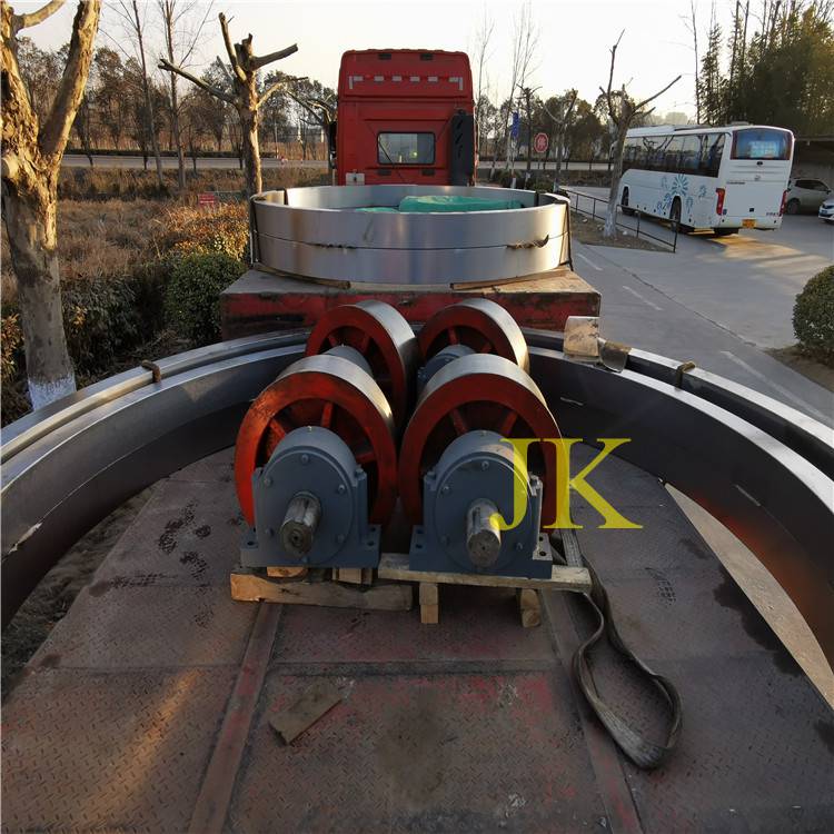 二手矿粉干燥机拖轮15米烘干机托轮烘干机限位轮生产厂家