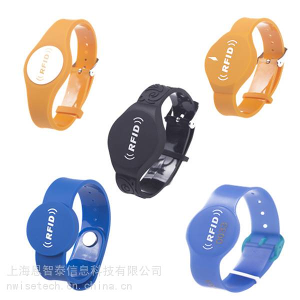 Silicon RFID Wristband 13.56Mhz ISO14443A in different color & shape