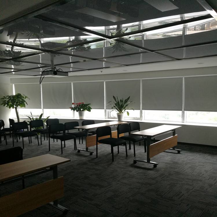 大兴定做广告logo窗帘喷绘遮光窗帘办公室窗帘印字卷帘