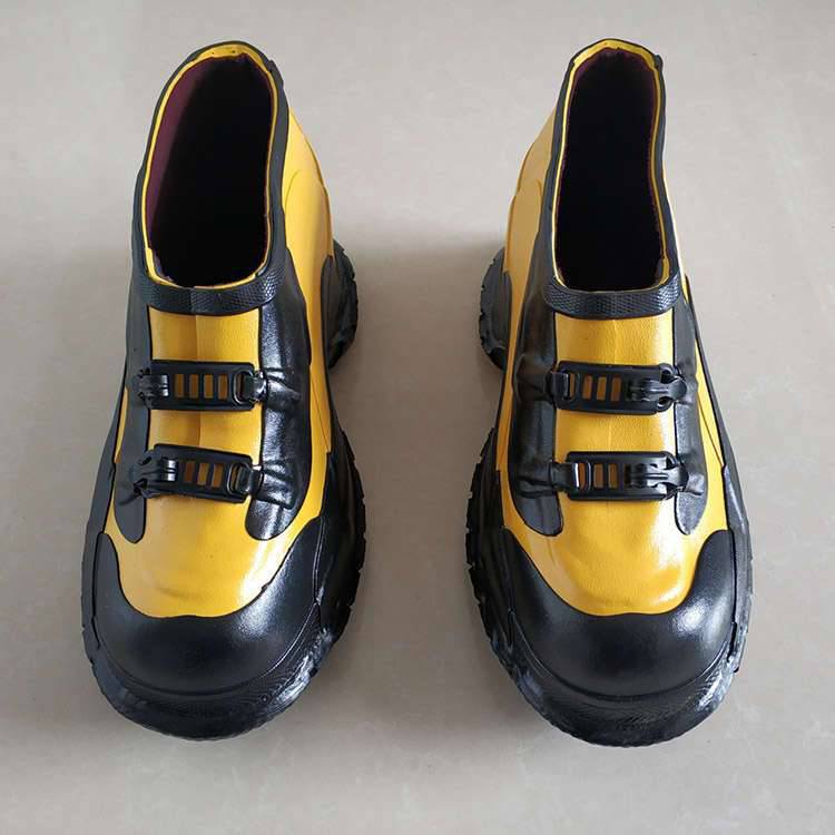 美国salisbury带电作业绝缘套鞋51530搭扣式防电套鞋黄色橡胶套鞋