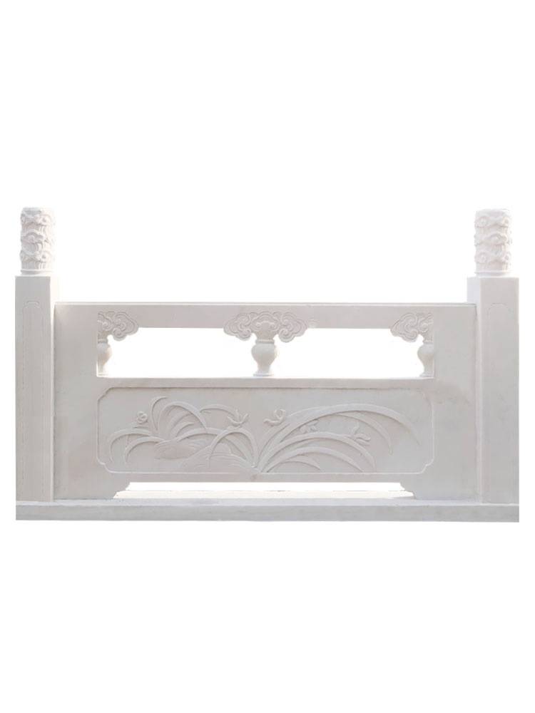 香港房山 汉白玉石栏杆 景区广场汉白玉石栏板 石雕栏板加工厂家