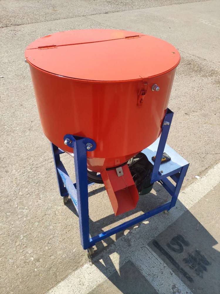 颗粒饲料搅拌机玉米小麦种子包衣拌种机立式锥形桶100斤搅拌机器