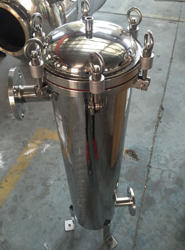 供应杭州力康单芯装不锈钢大流量过滤器加压过滤固液分离