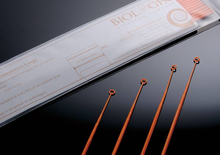 巴罗克biologix6500011μl橙色一次性接种环伽马射线灭菌图片