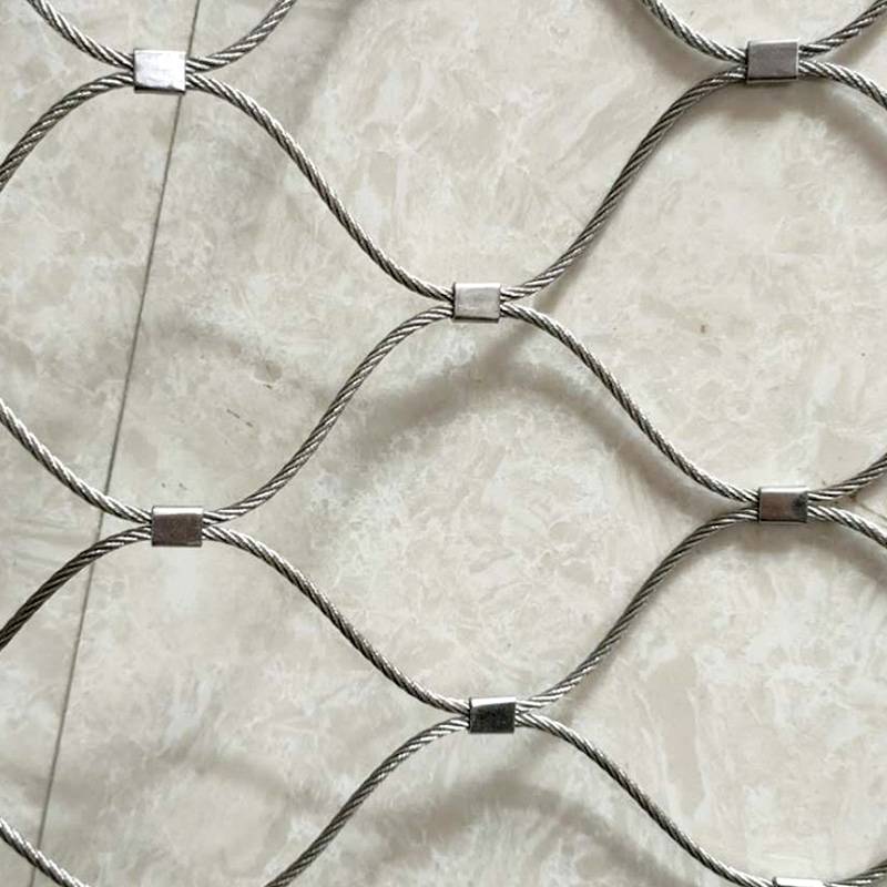 钢丝绳网价格 露台防坠网 不锈钢鸟围网