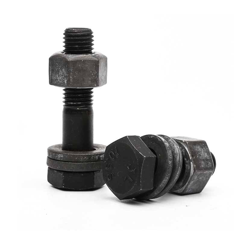 永年109s钢结构大六角螺栓摩擦型gb1228钢构用高强度螺丝m16m22