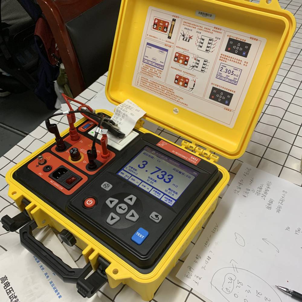 租賃s451直流電阻測試儀內置鋰電池圖片