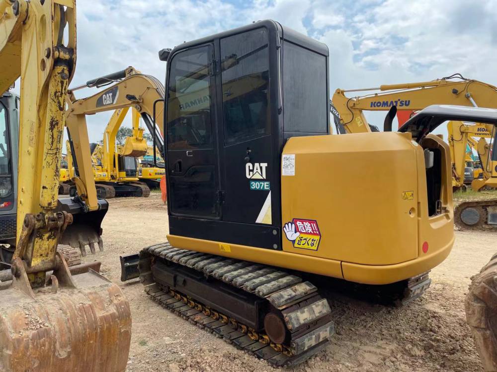 二手挖掘机进口卡特307e手续两年全国免费配送图片