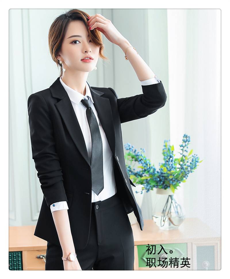 职场女装收腰显瘦韩版西服商务精英气质西装优雅工装