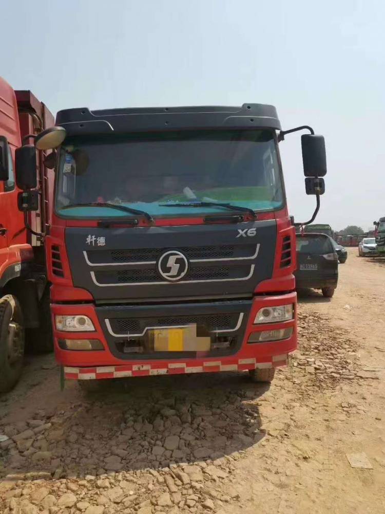 陕汽轩德x6前四后八自卸车二手国五自卸车德龙x3000自卸车解放自卸车