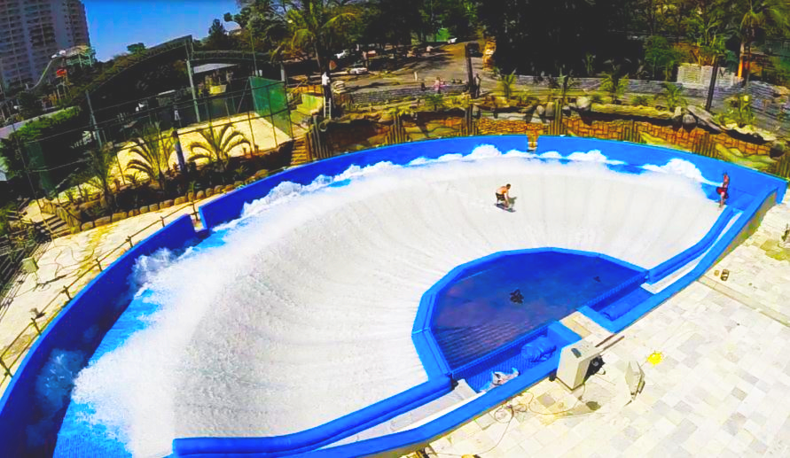 陆地固定式冲浪模拟器6泵翻浪游乐设备水上乐园定制厂家