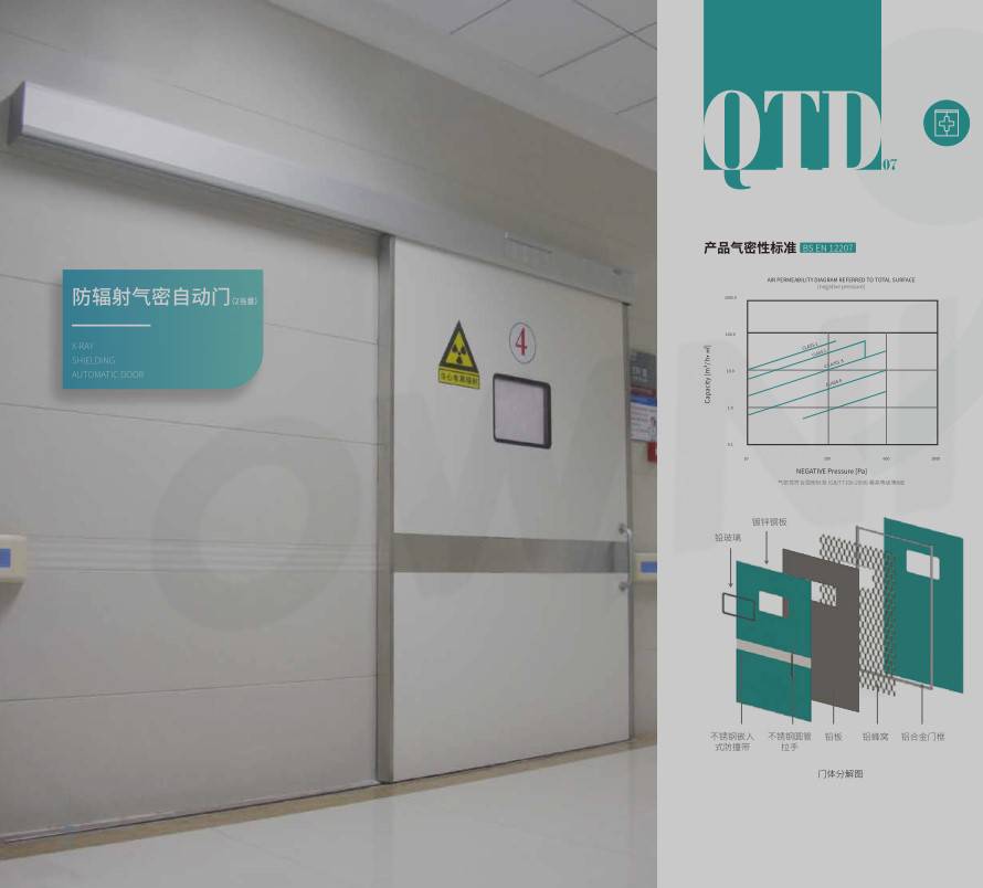 欧尼克ownic手术室净化门钢质门铅板防护门医用气密门大量销售