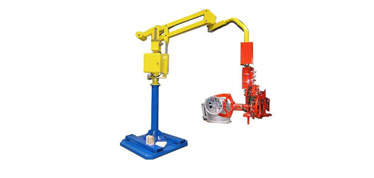 云谷100kg卷材抱夹机械手气动助力省力机械臂yg100