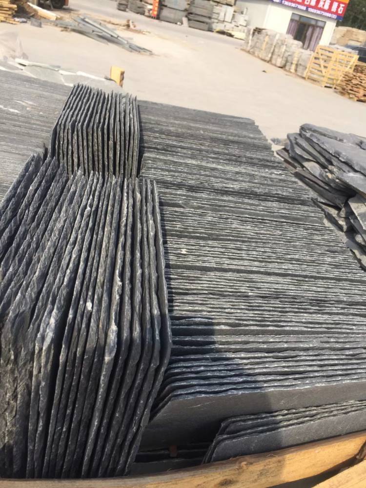 青石板瓦片瓦板生产厂家黑板岩页岩