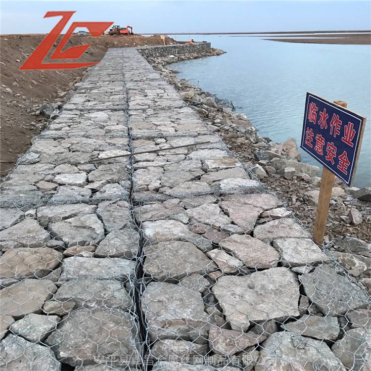 卓昌水利堤防护岸雷诺护垫固脚固滨笼护坡镀锌宾格笼挡墙护脚图片