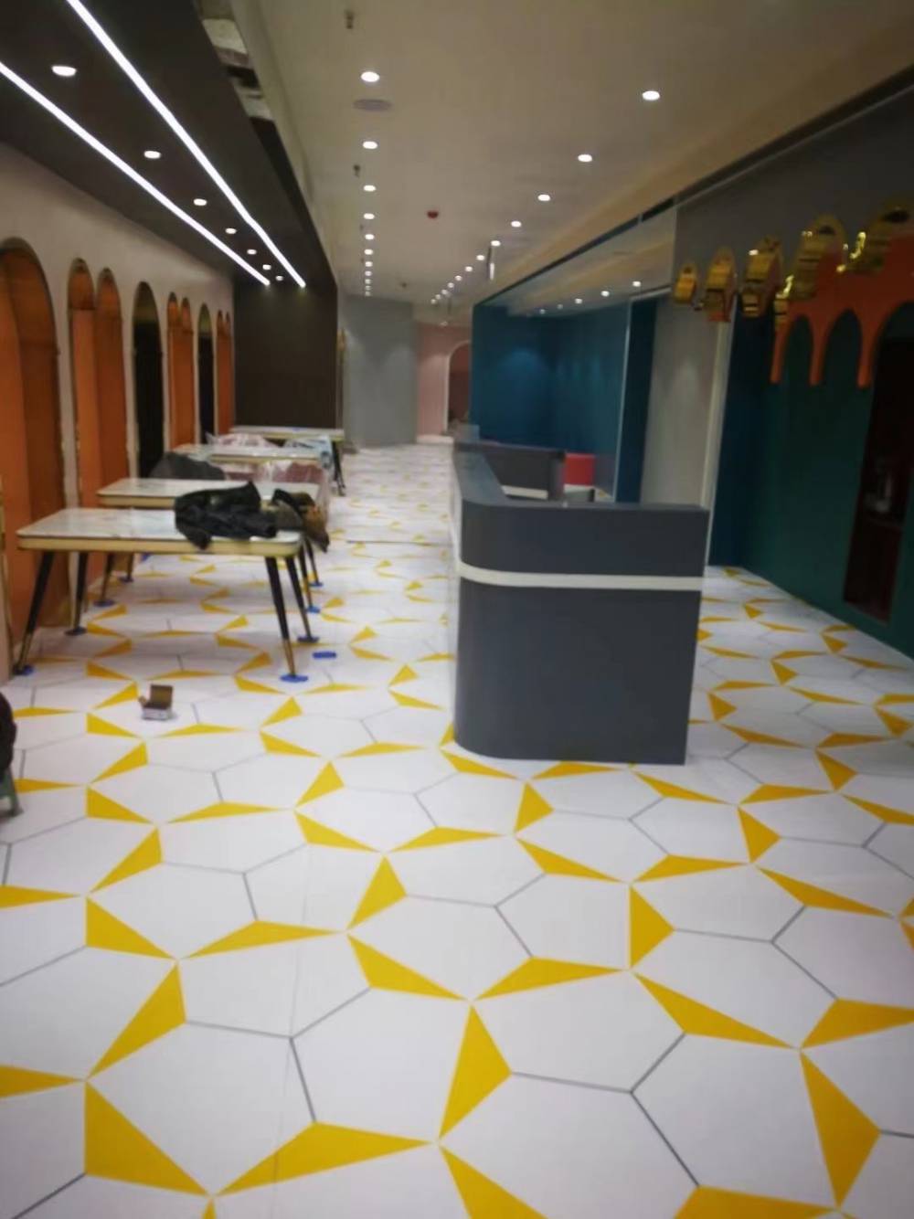 栢佑体育游乐场图书馆早教中心个性定制地板定制塑胶地板图片