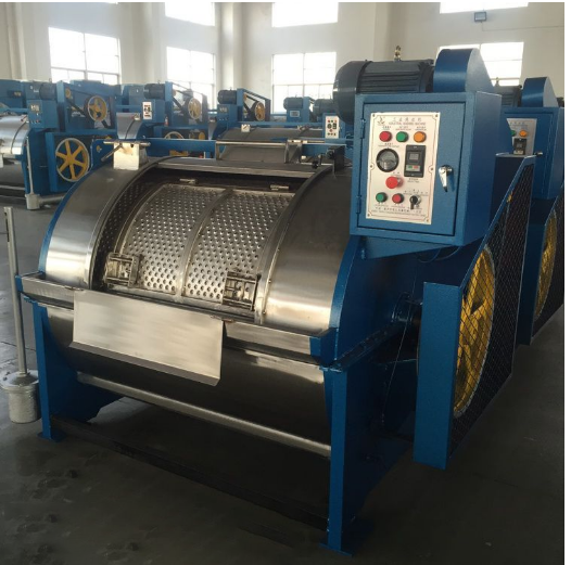 海鸥大型卧式水洗机100公斤全钢水洗房用服装洗衣机滤布水洗设备