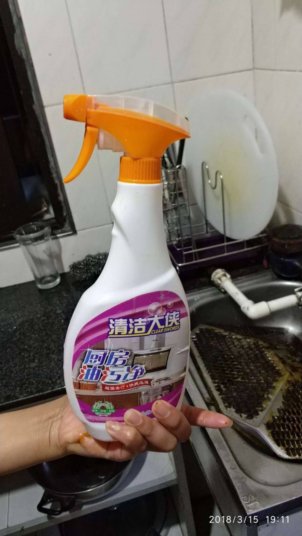 多功能厨房重油污净清洁剂清洁油烟机灶台去油污科宝除油剂