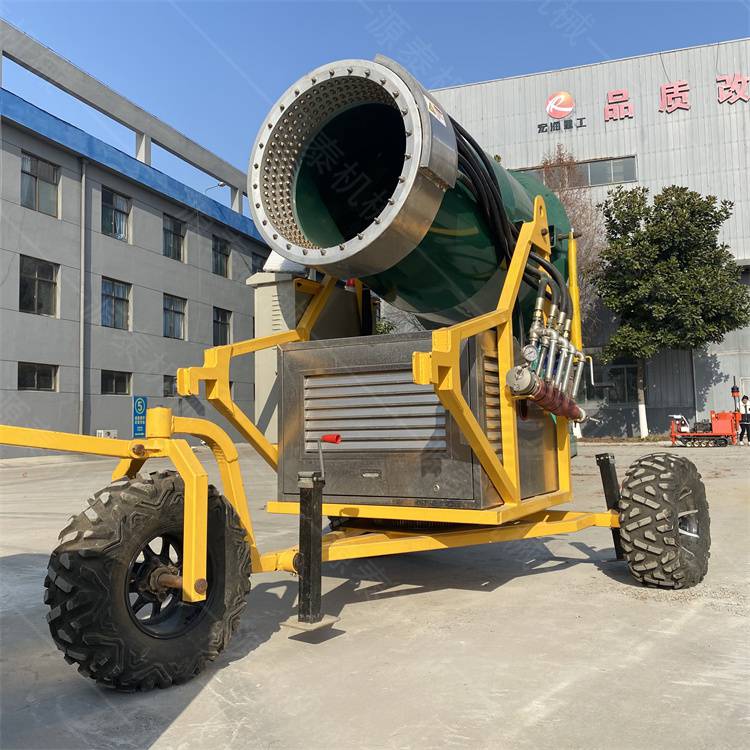 商用人工降雪机户外移动造雪机炮筒式大面积雪花机
