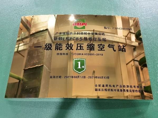 阿特拉斯科普柯压缩空气站通过团标一级能效检测