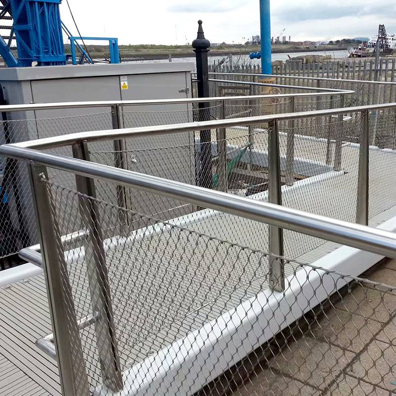 柔性金属地铁通风口防坠网井口洞口防护网产品介绍