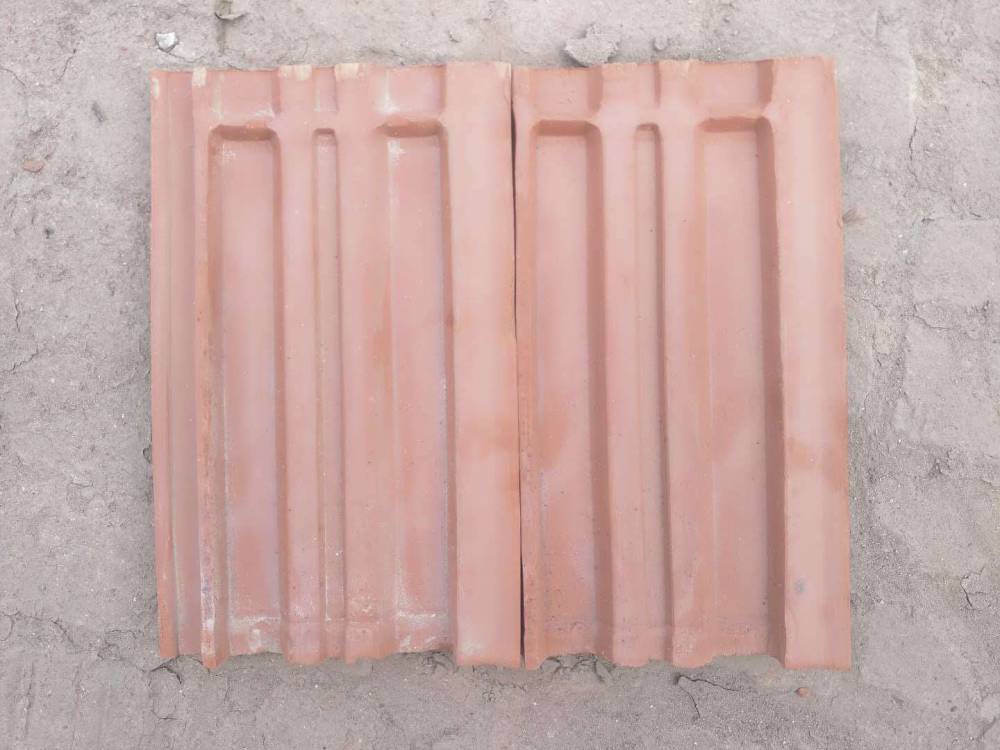 大红色全瓷欧式连锁瓦300x400cm别墅屋顶用琉璃瓦可来色定制