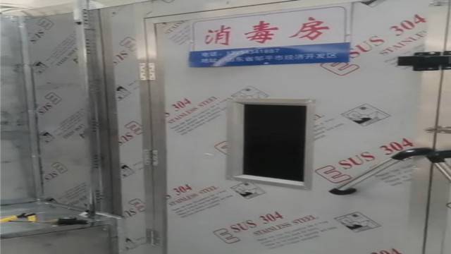 本公司为学校食堂中央厨房配餐中心设计的餐具消毒房