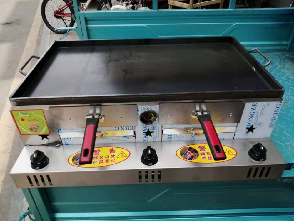 台式款不锈钢材质带温度表的火烧炉燃气烧饼炉